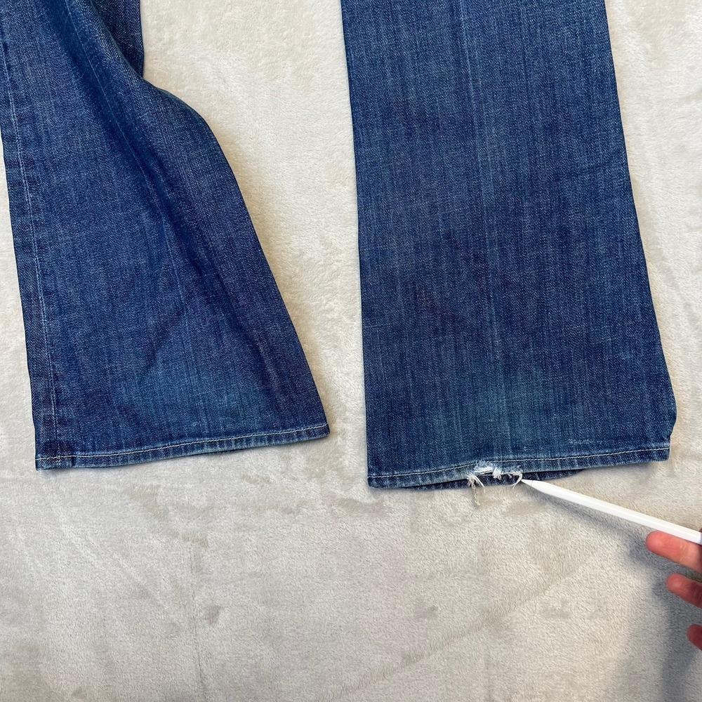William Rast Savoy Trouser 27 x 33 Dark Evening Wash Flare HTF Vtg UL Rise OG - Picture 12 of 12